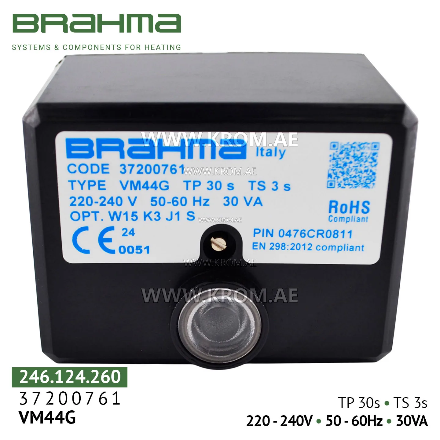 Brahma 37200761 VM44G control box