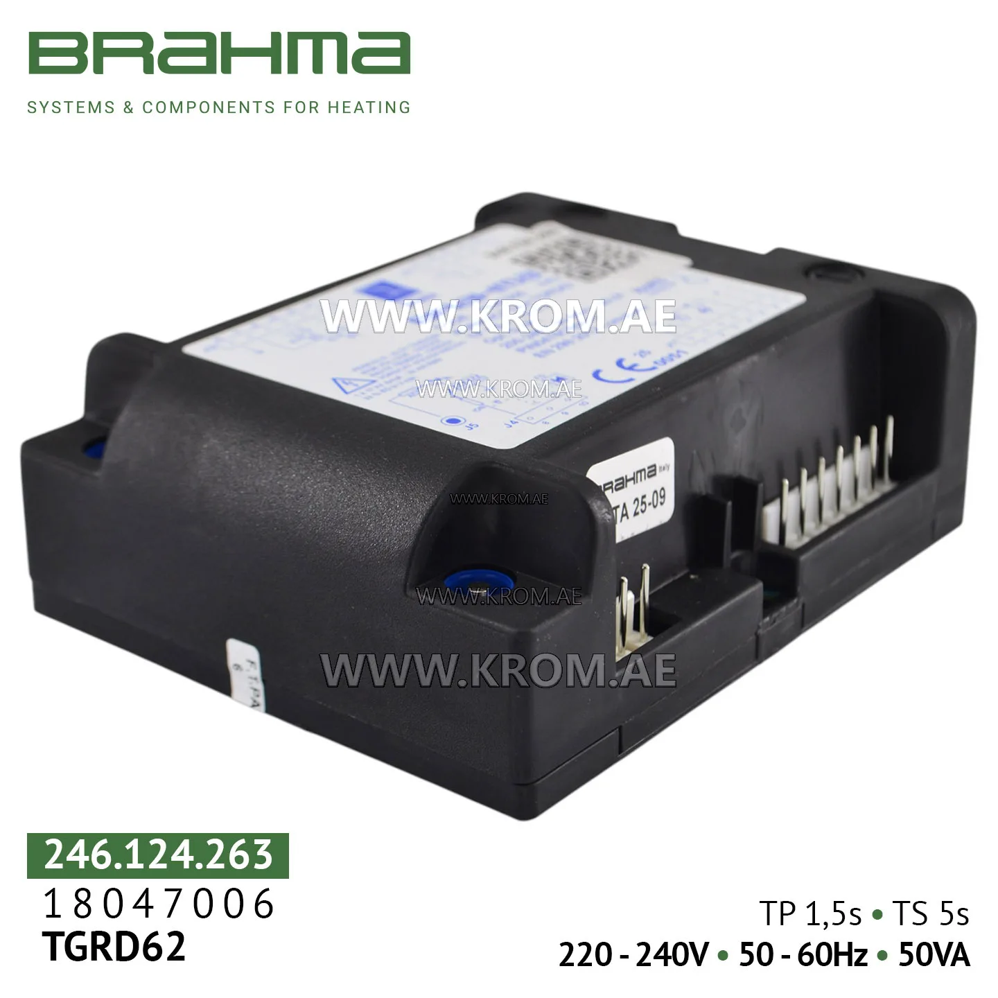 Brahma 18047006 TGRD62 control box