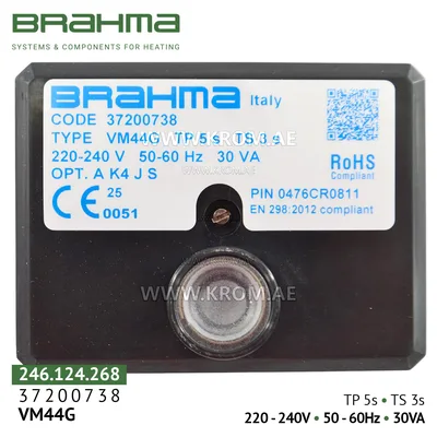 Brahma 37200738 VM44G control box