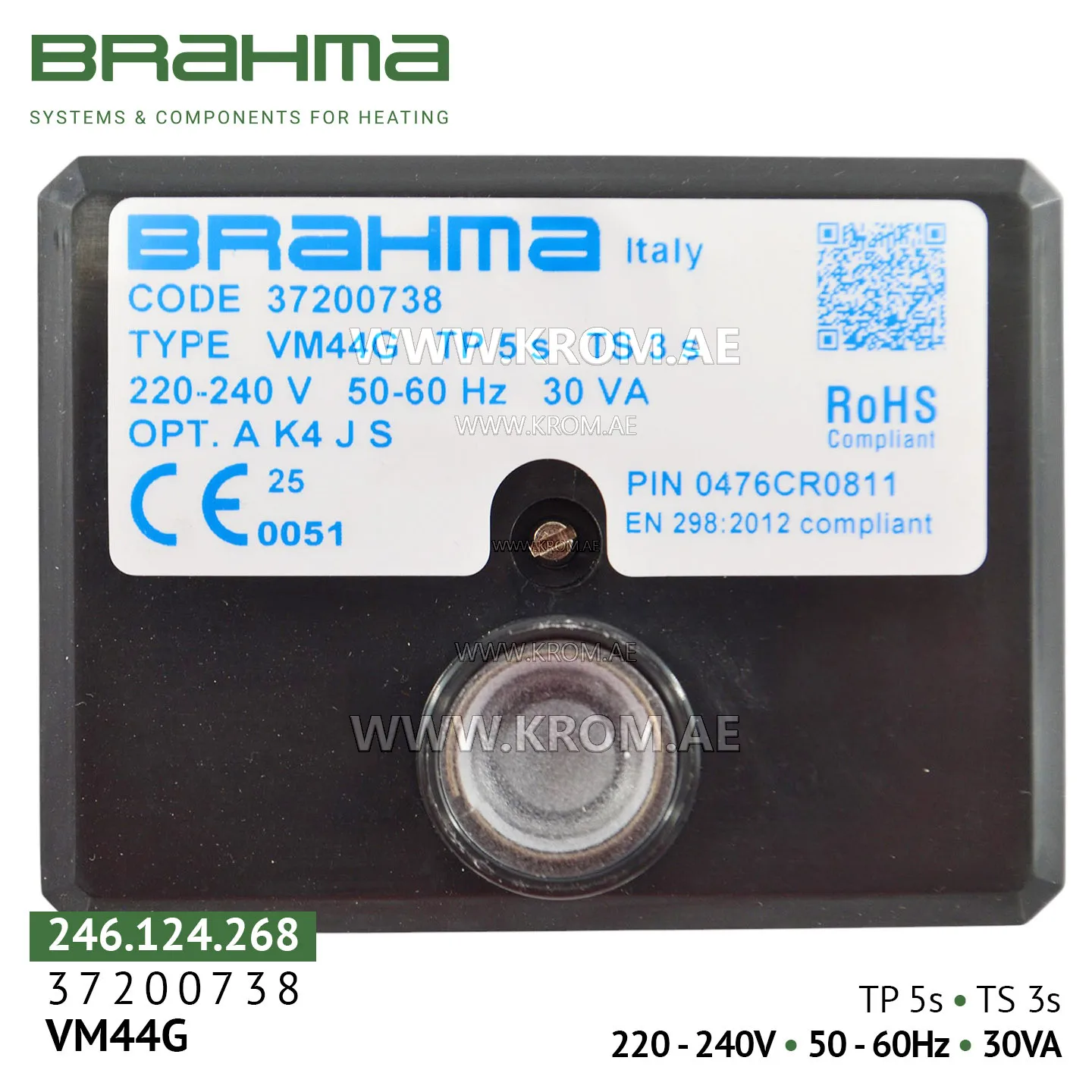 Brahma 37200738 VM44G control box