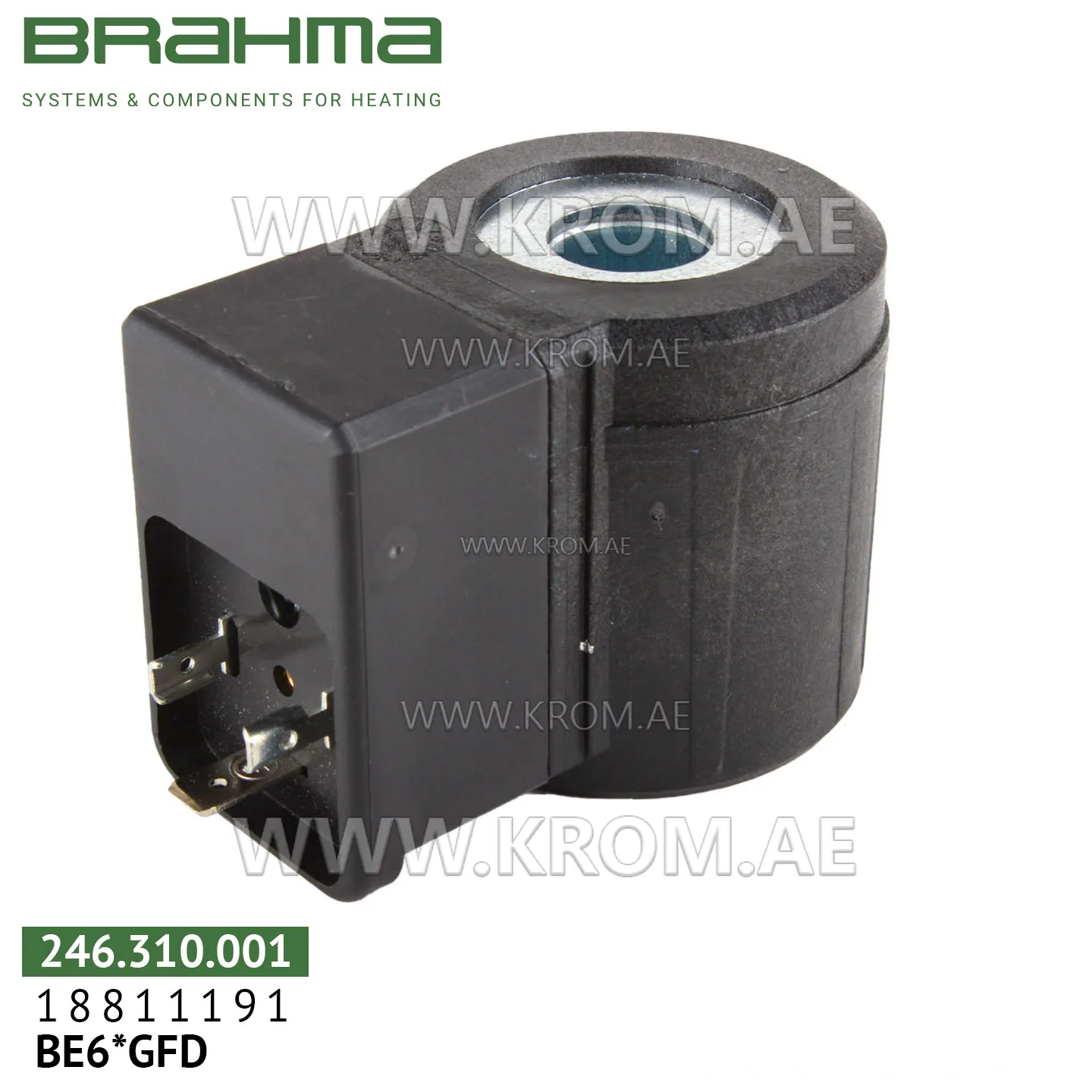 Brahma 18811191 BE6*GFD solenoid coil