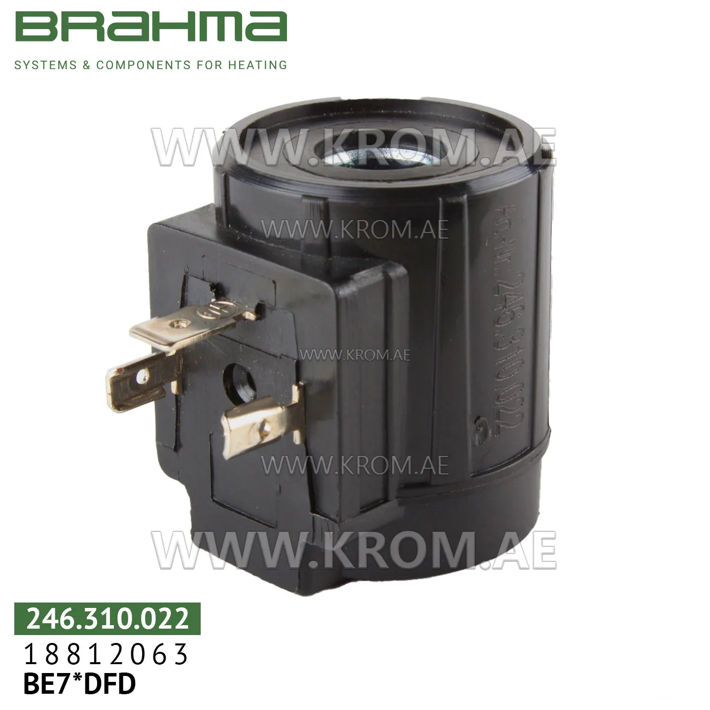 Brahma 18812063 BE7*DFD solenoid coil
