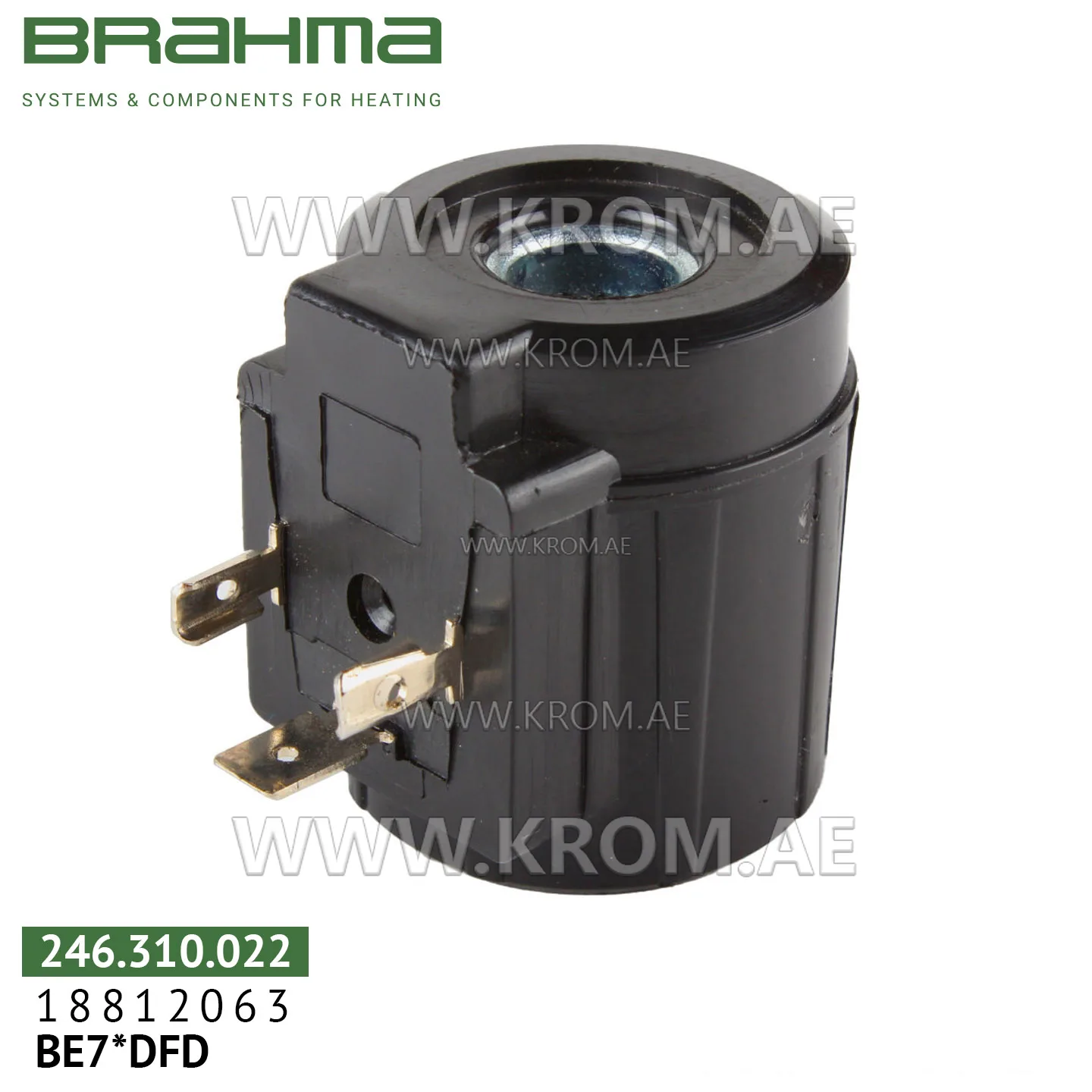 Brahma 18812063 BE7*DFD solenoid coil