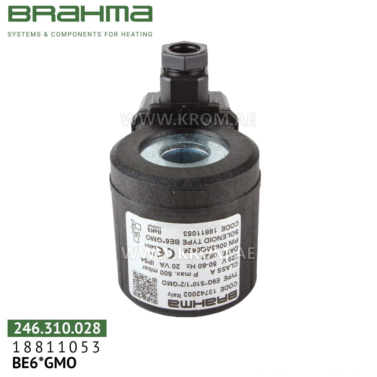 Brahma 18811053 BE6*GMO solenoid coil