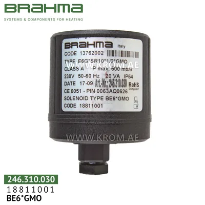 Brahma 18811001 BE6*GMO solenoid coil