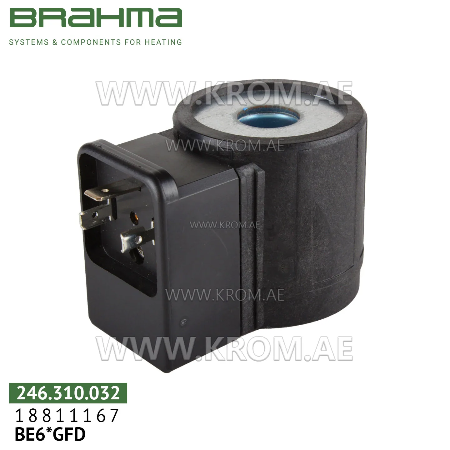 Brahma 18811167 BE6*GFD solenoid coil