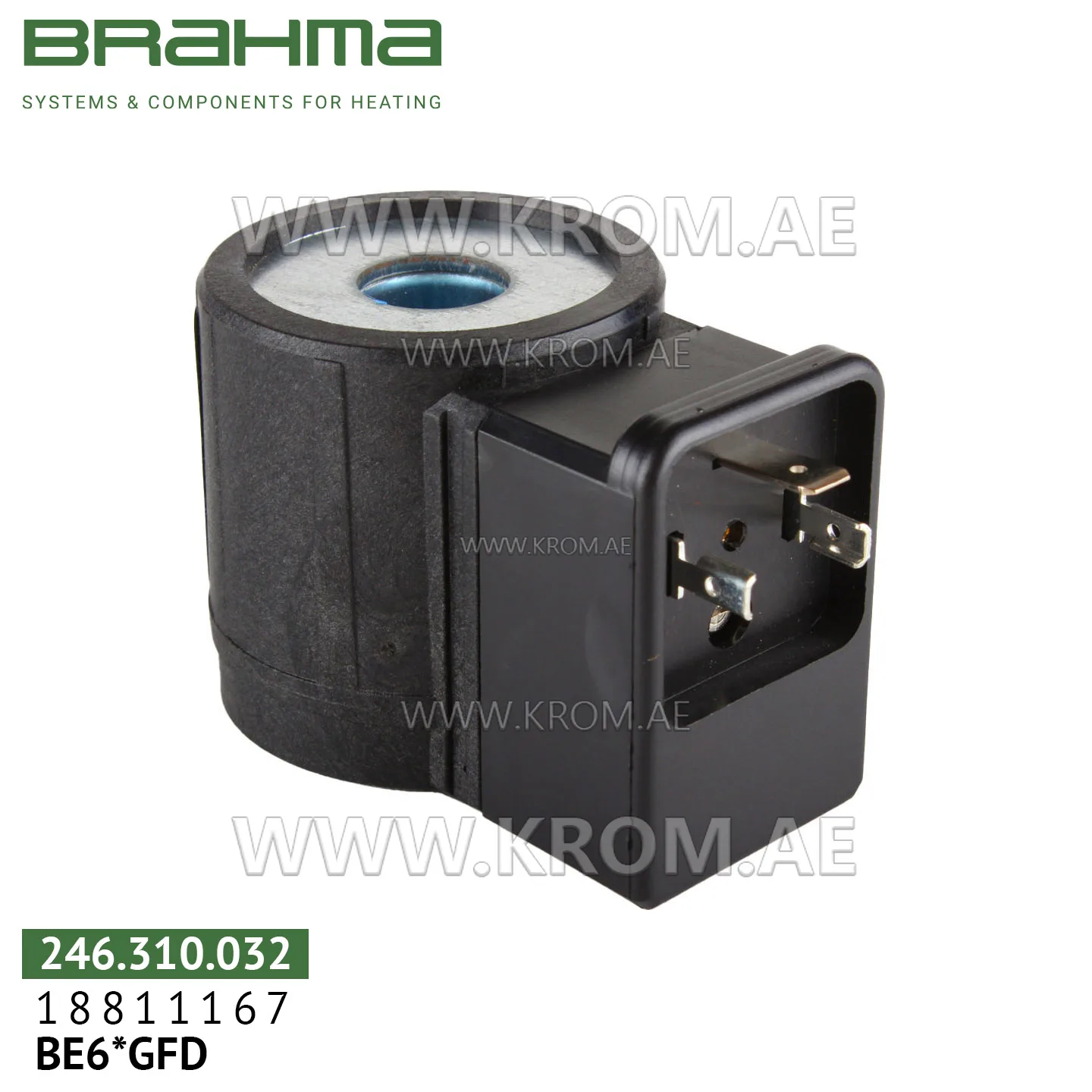 Brahma 18811167 BE6*GFD solenoid coil