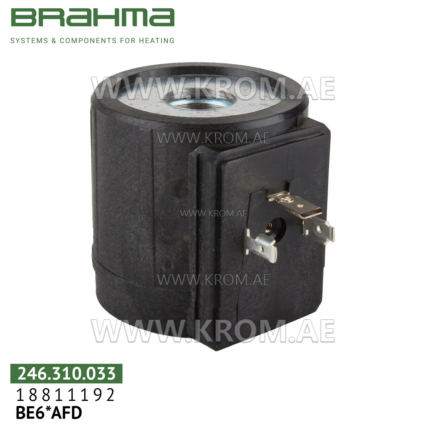 Brahma 18811192 BE6*AFD solenoid coil
