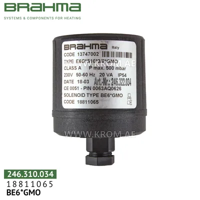 Brahma 18811065 BE6*GMO solenoid coil