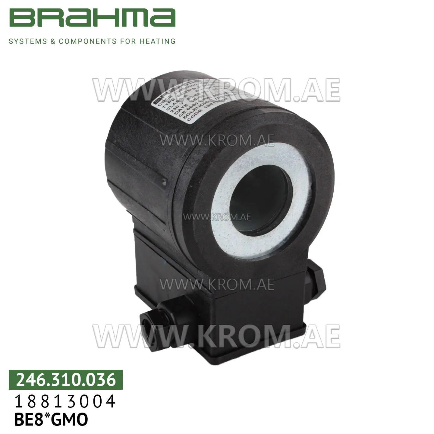 Brahma 18813004 BE8*GMO solenoid coil