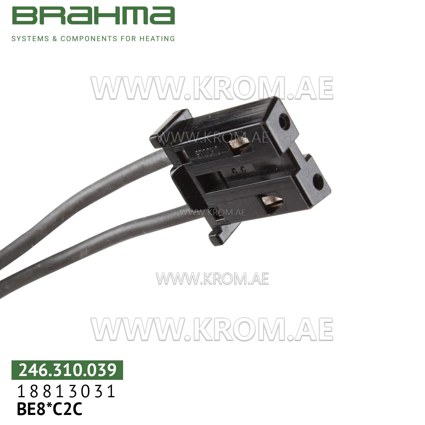 Brahma 18813031 BE8*C2C solenoid coil