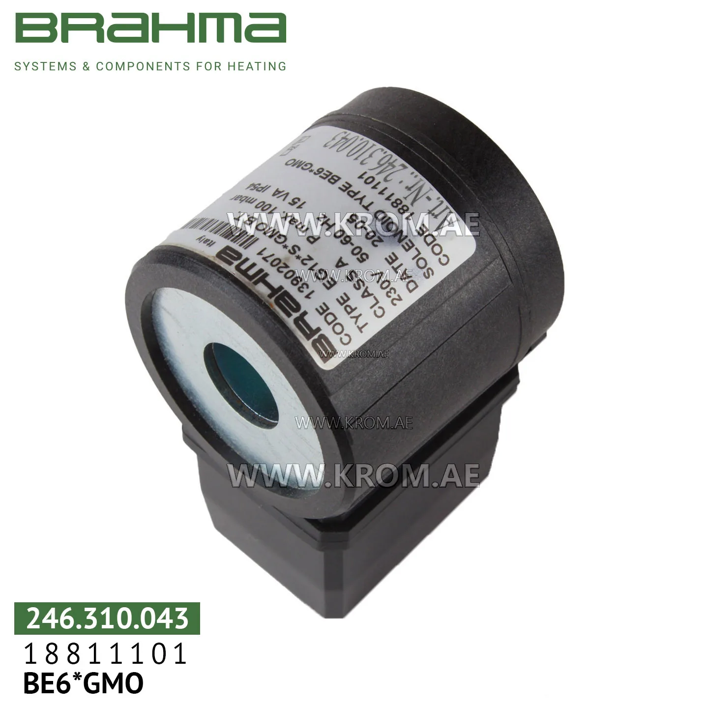 Brahma 18811101 BE6*GMO solenoid coil