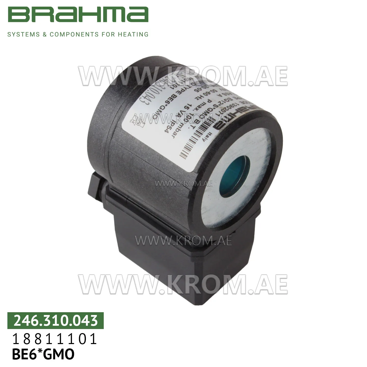 Brahma 18811101 BE6*GMO solenoid coil