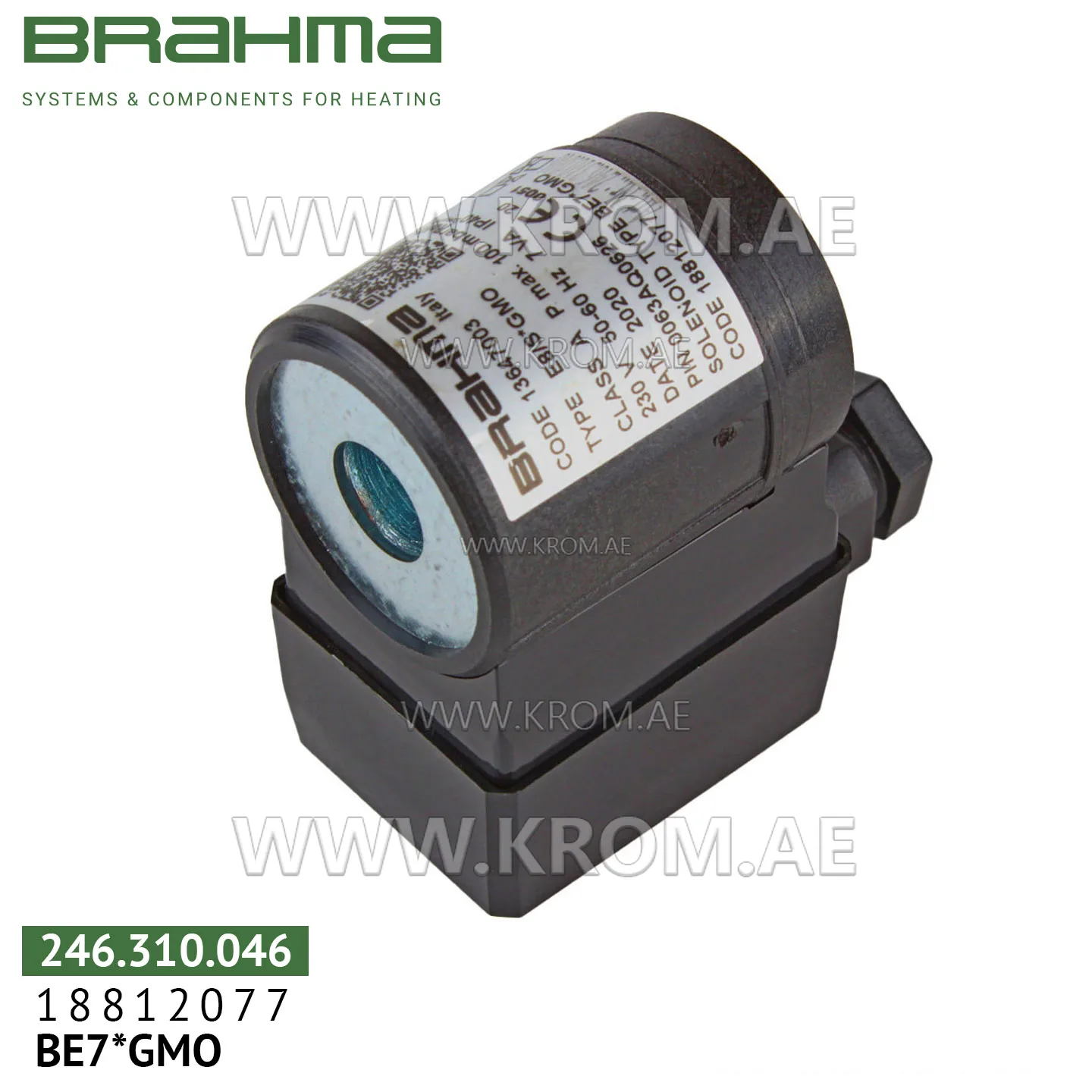 Brahma 18812077 BE7*GMO solenoid coil