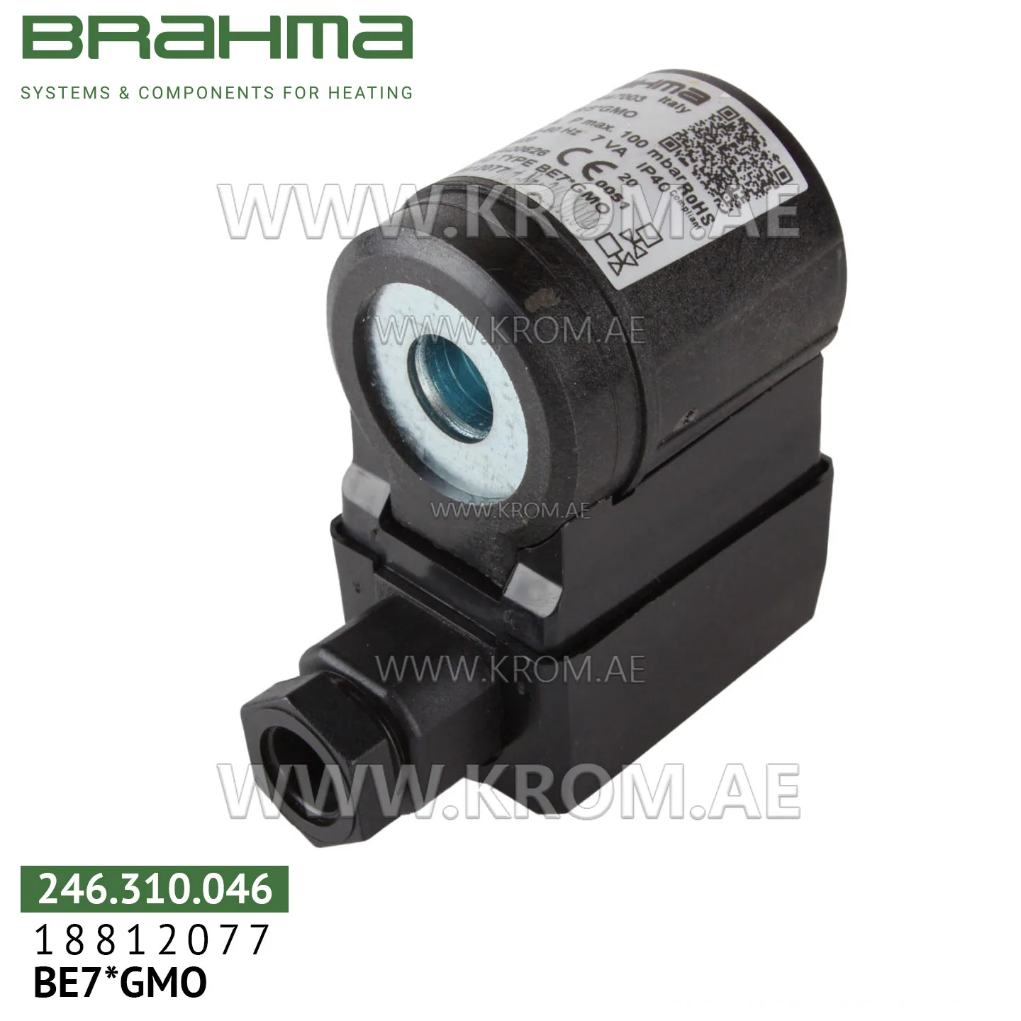 Brahma 18812077 BE7*GMO solenoid coil