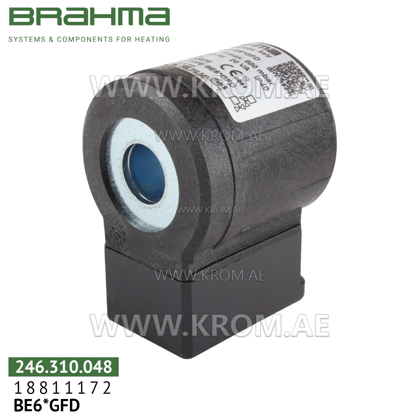 Brahma 18811172 BE6*GFD solenoid coil