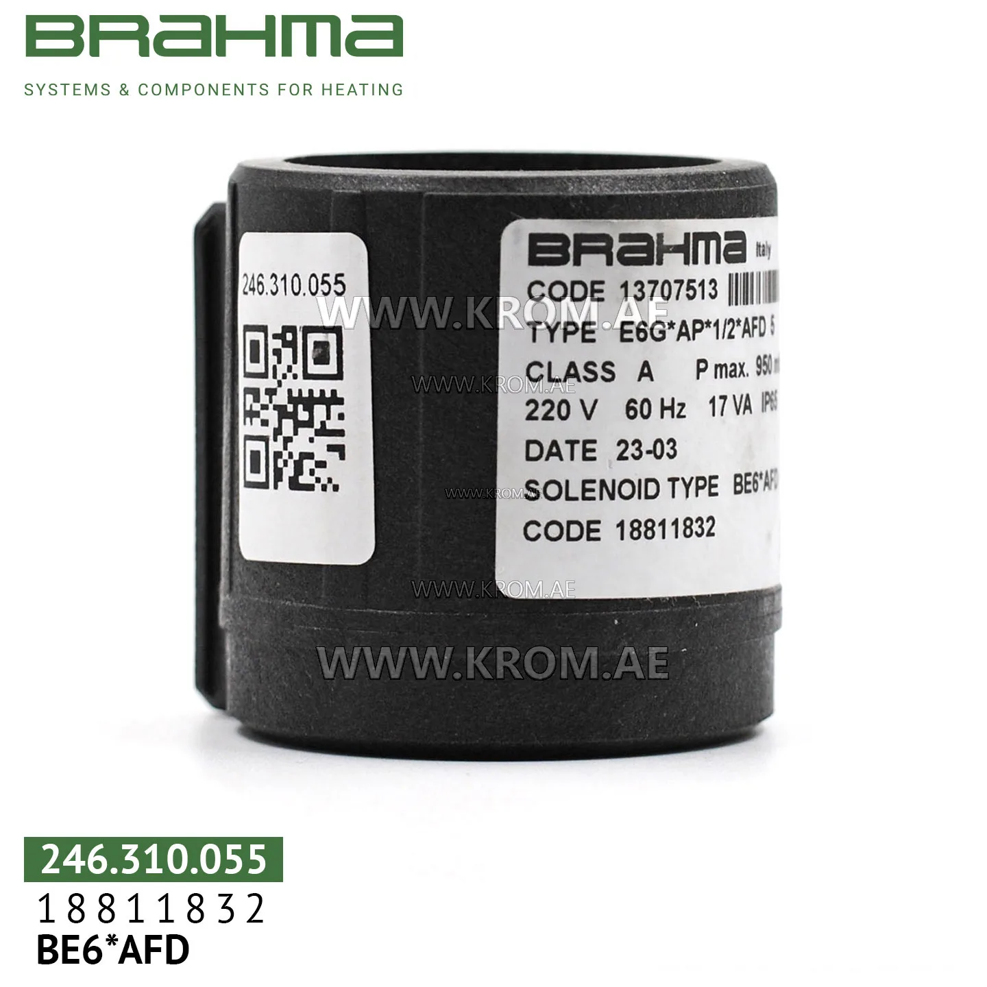 Brahma 18811832 BE6*AFD coil