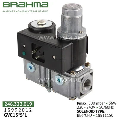 Brahma 13992012 GVC15*S*L gas valve