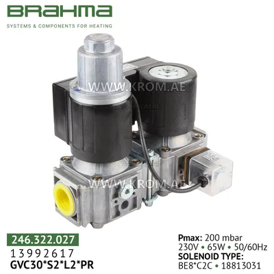 Brahma 13992617 GVC30*S2*L2*PR1 gas valve