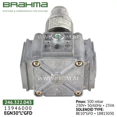 Brahma 13946000 EGN30*L*GFD gas valve