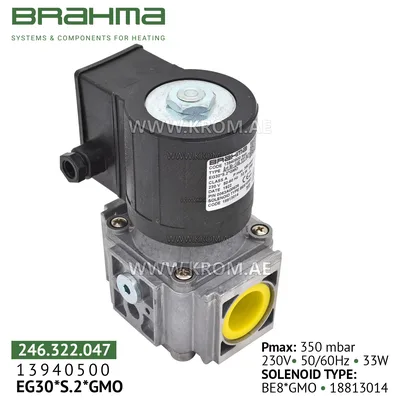 Brahma 13940500 EG30*S.2*GMO gas valve
