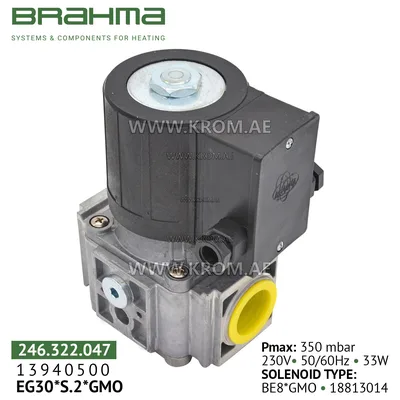 Brahma 13940500 EG30*S.2*GMO gas valve