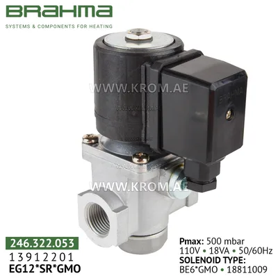 Brahma 13912201 EG12*SR*GMO gas valve