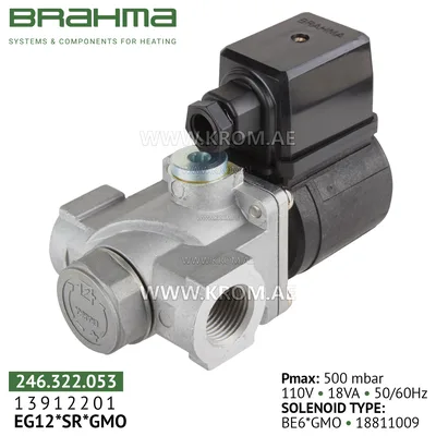 Brahma 13912201 EG12*SR*GMO gas valve