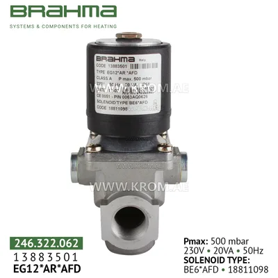 Brahma 13883501 EG12*AR*AFD gas valve