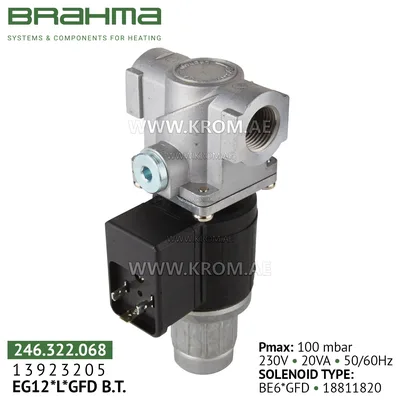 Brahma 13923205 EG12*L*GFD gas valve