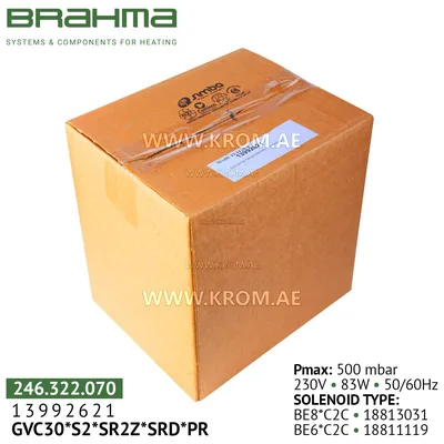 Brahma 13992621 GVC30*S2*SR2Z*SRD*PR gas valve