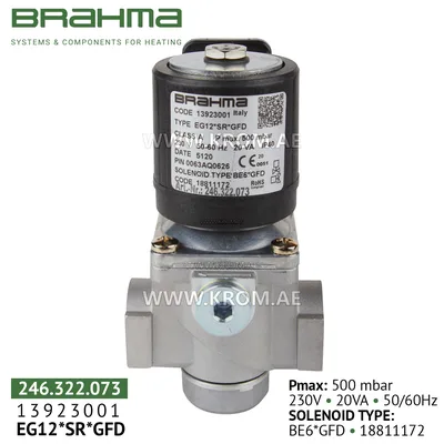 Brahma 13923001 EG12*SR*GFD gas valve