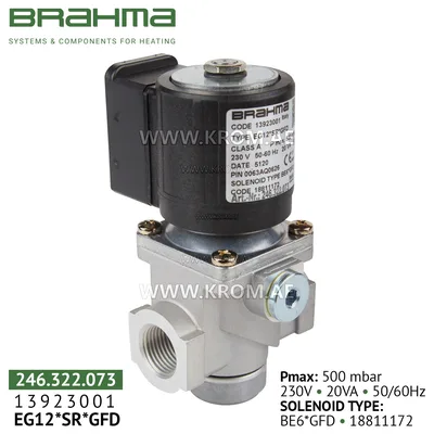 Brahma 13923001 EG12*SR*GFD gas valve