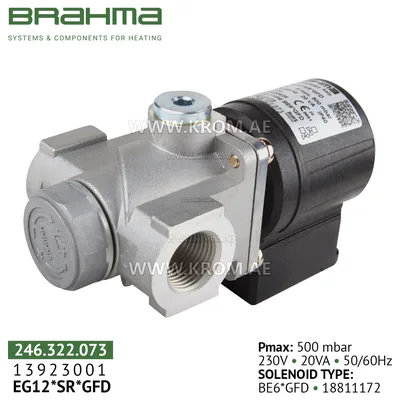 Brahma 13923001 EG12*SR*GFD gas valve