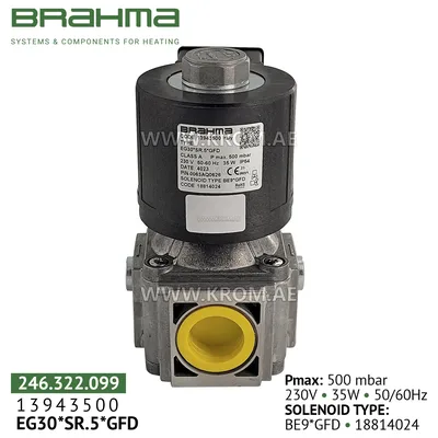 Brahma 13943500 EG30*SR.5*GFD gas valve
