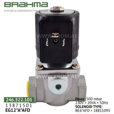 Brahma 13871501 EG12*A*AFD gas valve