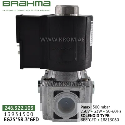 Brahma 13931500 EG25*SR.3*GFD gas valve