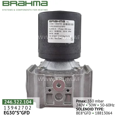 Brahma 13942702 EG30*S.2*GFD gas valve