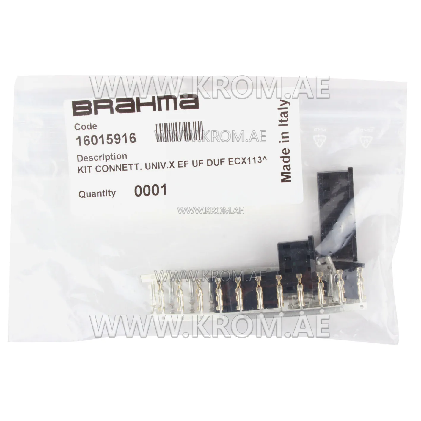 Brahma 16015916 connection kit for NDX DXN DX