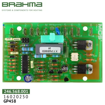 Brahma 16020250 GP 458.1N001 PCB (control board)