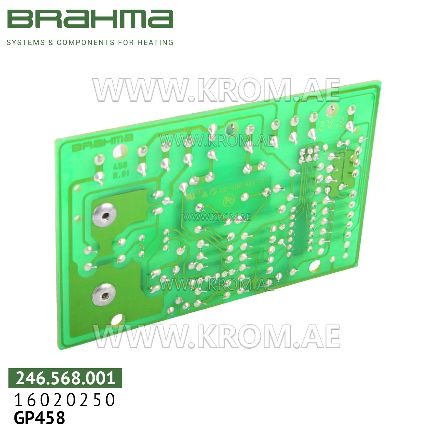 Brahma 16020250 GP 458.1N001 PCB (control board)