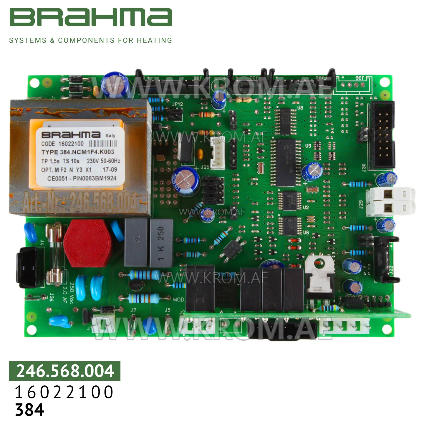 Brahma 16022100 384.NCM1F4.K003 PCB (control board)