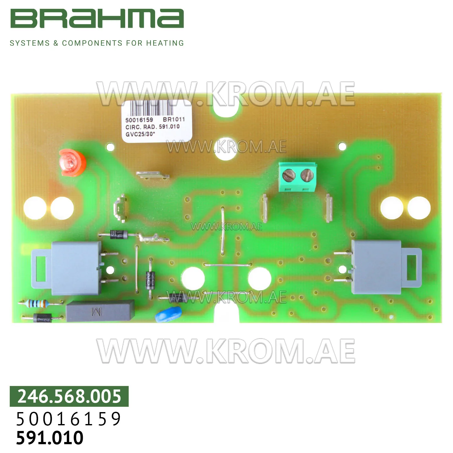 Brahma 50016159 591.010 PCB (control board)