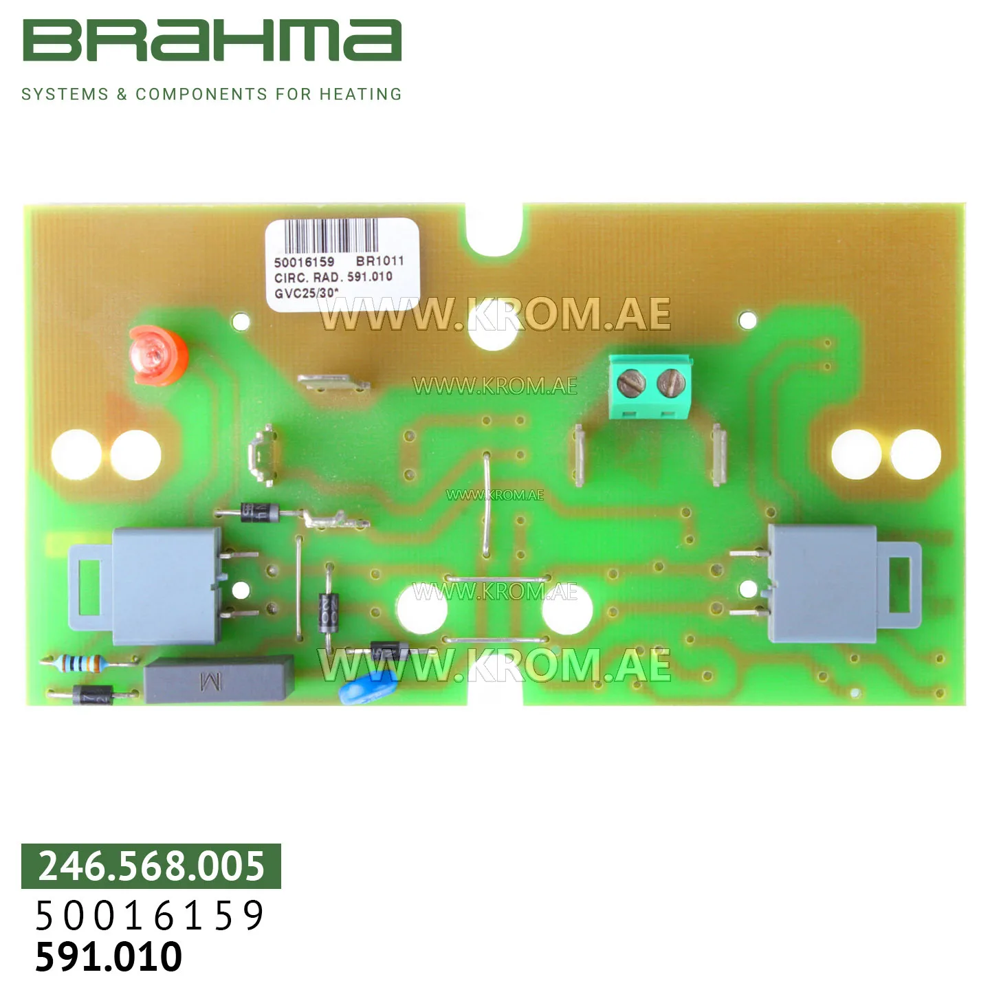 Brahma 50016159 591.010 PCB (control board)