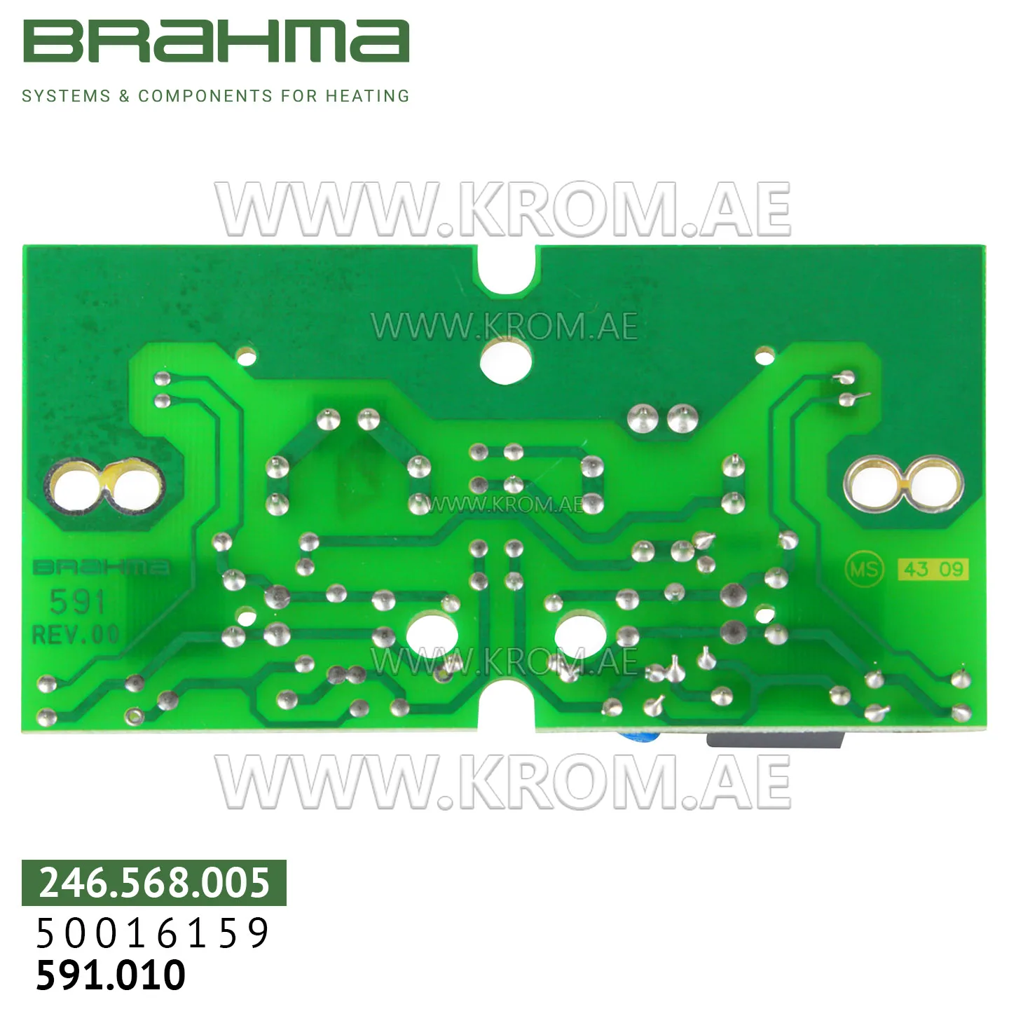 Brahma 50016159 591.010 PCB (control board)