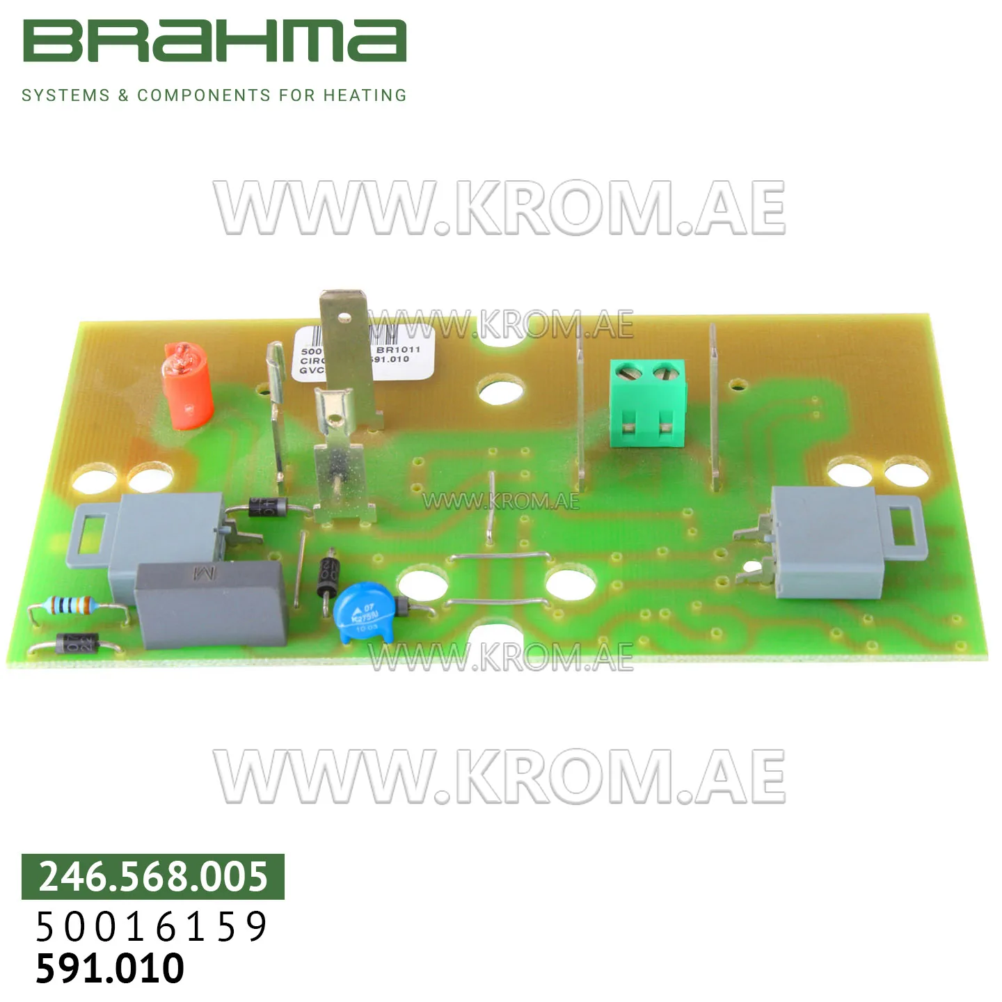 Brahma 50016159 591.010 PCB (control board)
