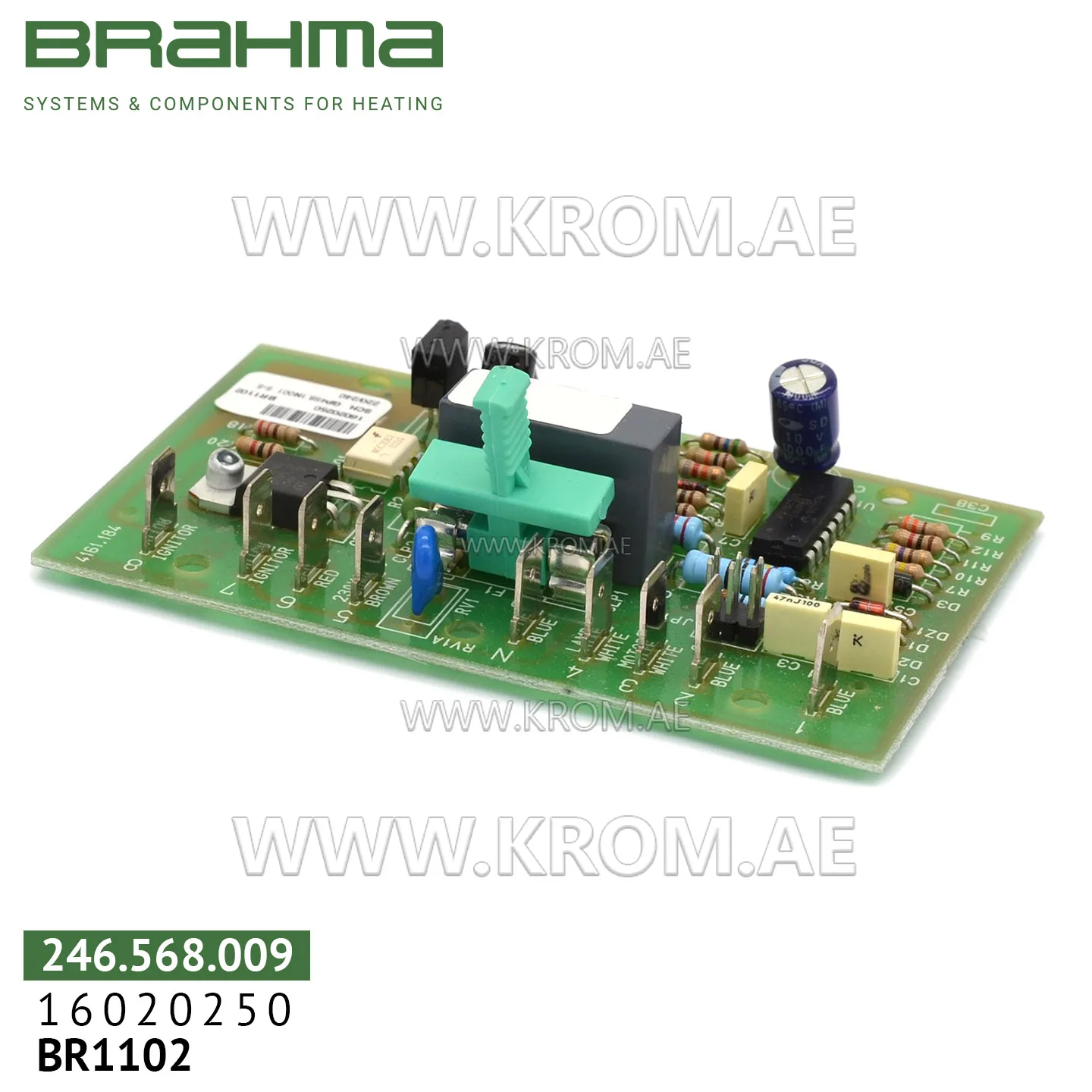 Brahma 16020250 BR1102 PCB (control board)