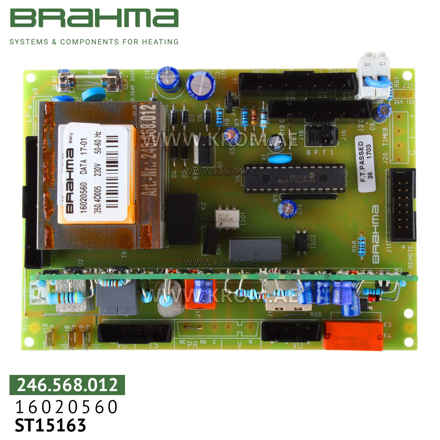Brahma 16020560 350.4D005 PCB (control board)