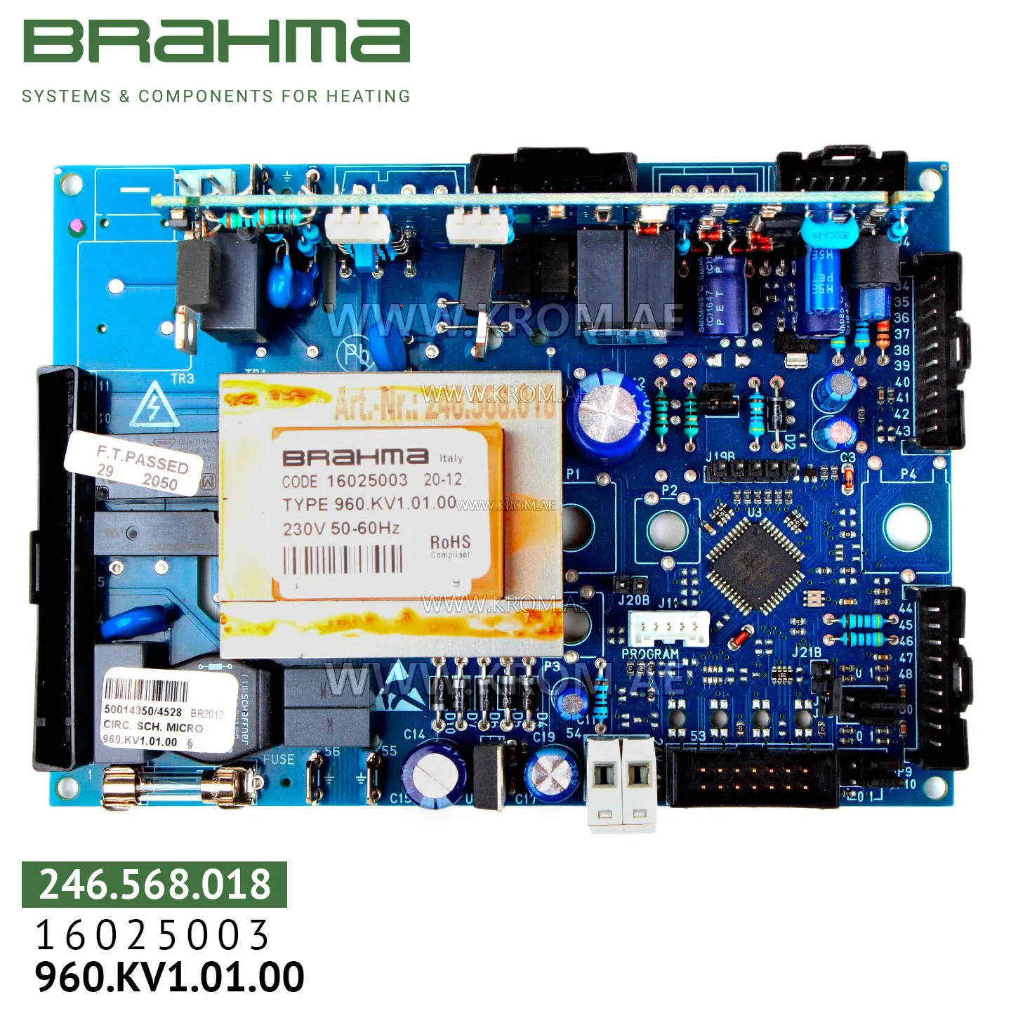 Brahma 16025003 960.KV1.01.00 PCB (control board)