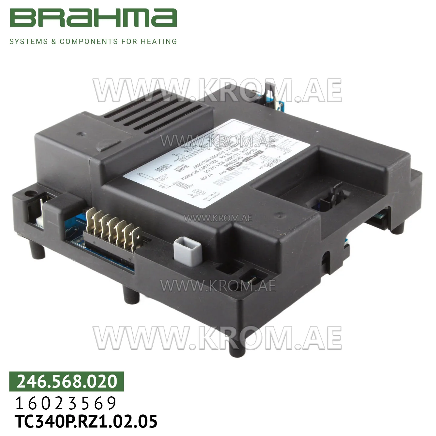 Brahma 16023569 TC340P.RZ1.02.05 PCB (control board)